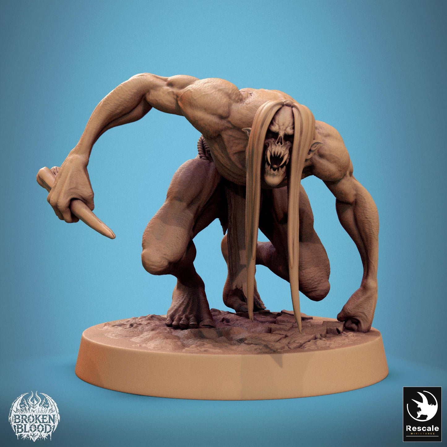 Ghouls, Pack 1, Lord of the Print | Dungeons and Dragons | Pathfinder | Table Top RPG | 3D Printed Model