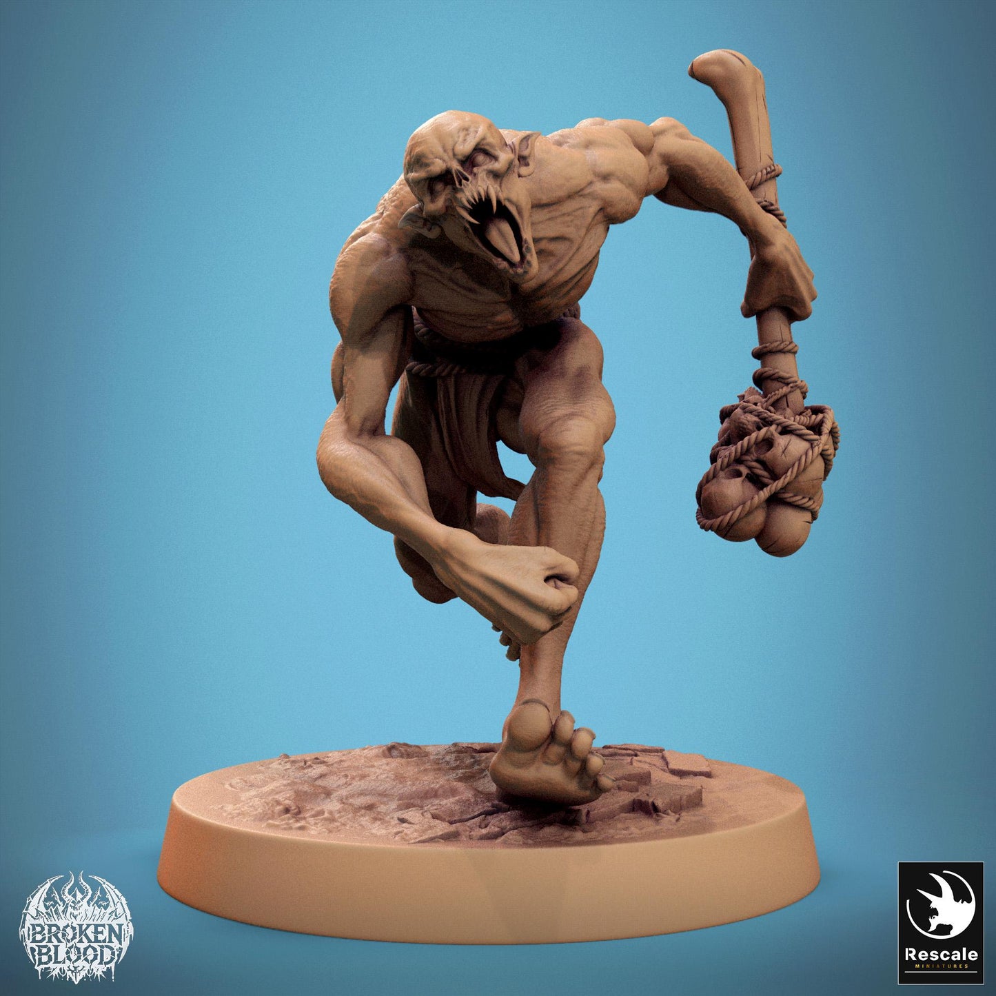 Ghouls, Pack 3, Lord of the Print | Dungeons and Dragons | Pathfinder | Table Top RPG | 3D Printed Model