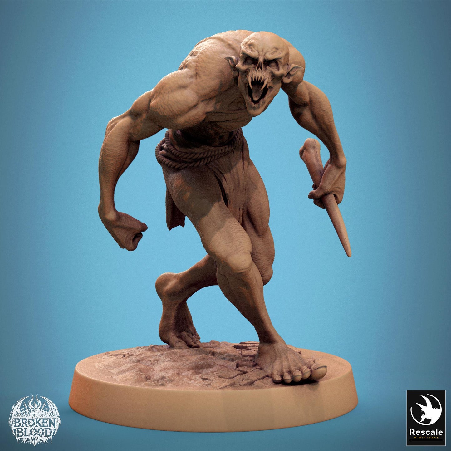 Ghouls, Pack 3, Lord of the Print | Dungeons and Dragons | Pathfinder | Table Top RPG | 3D Printed Model