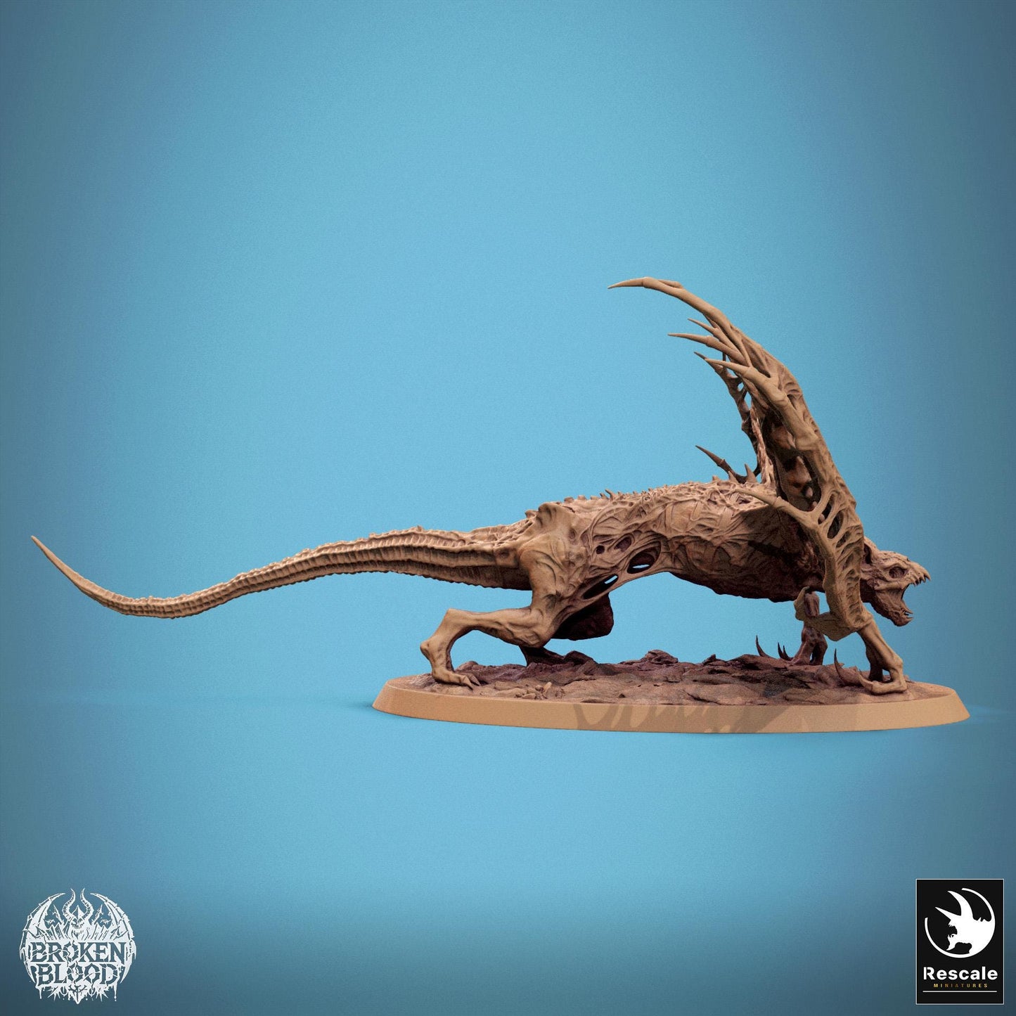 Wild Great Vampire Bat, Apex Dragon, Lord of the Print | Dungeons and Dragons | Pathfinder | Table Top RPG | 3D Printed Model