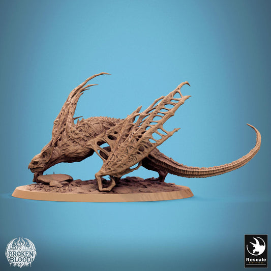 Wild Great Vampire Bat, Apex Dragon | Aussie 3D Printed Miniatures and Terrain