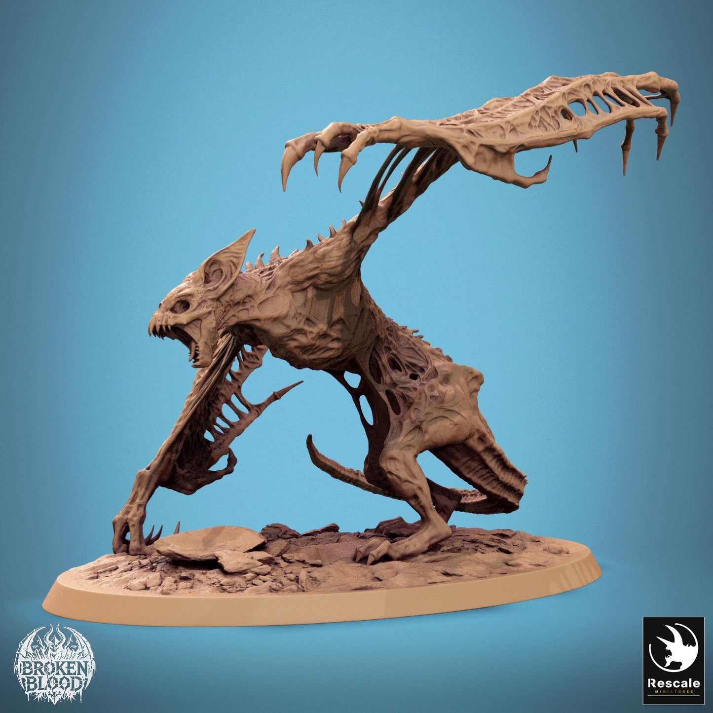 Wild Great Vampire Bat, Apex Dragon, Lord of the Print | Dungeons and Dragons | Pathfinder | Table Top RPG | 3D Printed Model