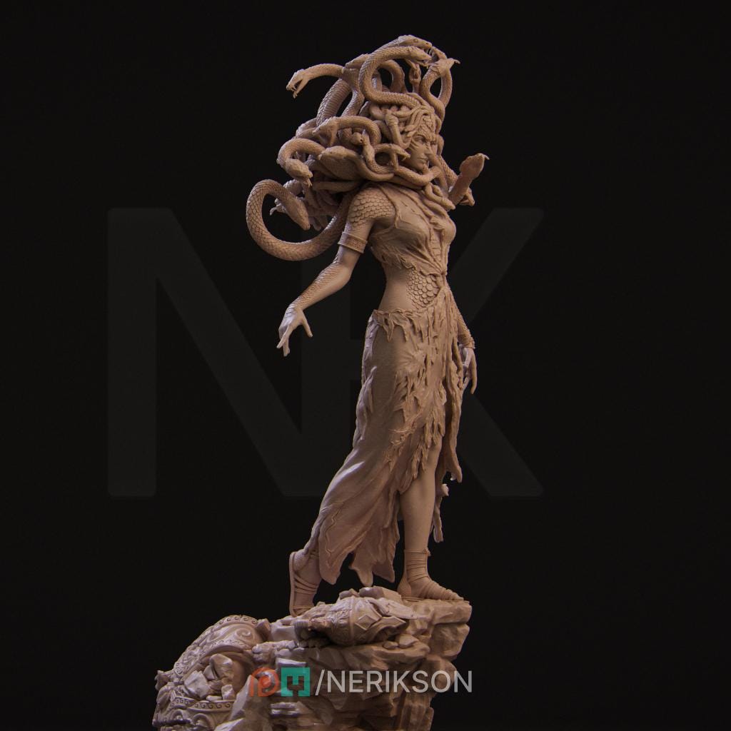 Medusa, Standalone | Aussie 3D Printed Miniatures and Terrain