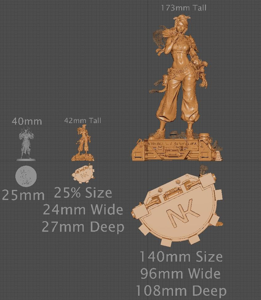 Nixi, Standalone | Aussie 3D Printed Miniatures and Terrain
