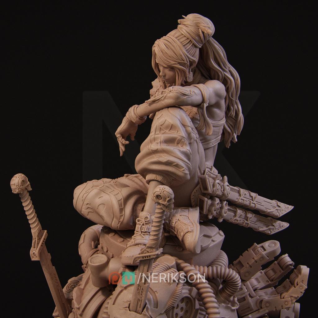 Nixi, Statue | Aussie 3D Printed Miniatures and Terrain