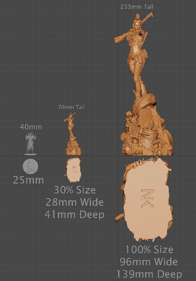 Ramonda, Standalone, Powerful NPC, Ernest Nemirovsky | Dungeons and Dragons | Pathfinder | Table Top RPG | 3D Printed Model