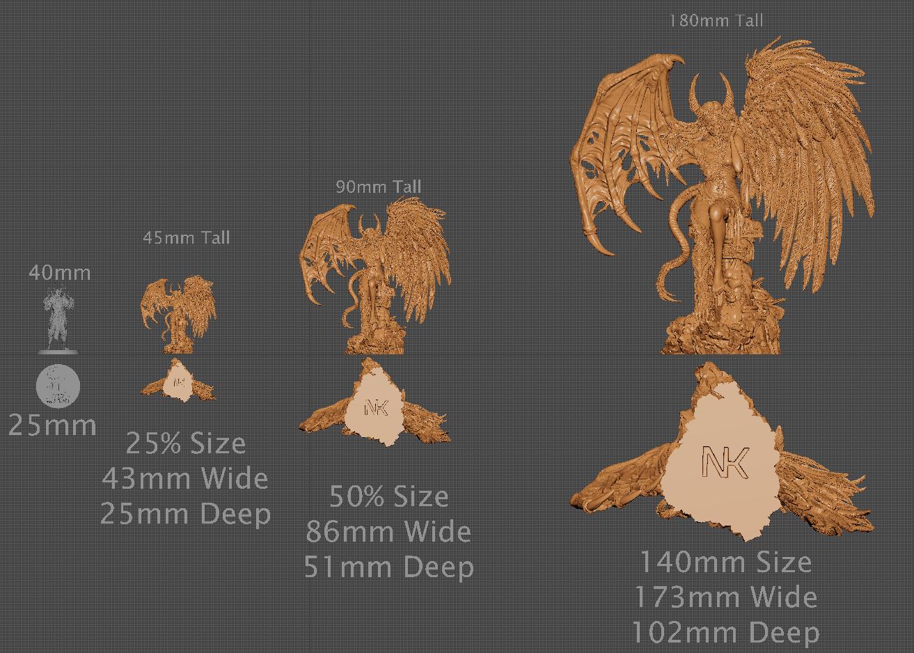 Rylana the Face of Evil, Powerful NPC, Ernest Nemirovsky | Dungeons and Dragons | Pathfinder | Table Top RPG | 3D Printed Model
