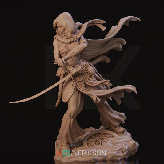 Warrior of the Sands, Standalone, Powerful NPC, Ernest Nemirovsky | Dungeons and Dragons | Pathfinder | Table Top RPG | 3D Printed Model