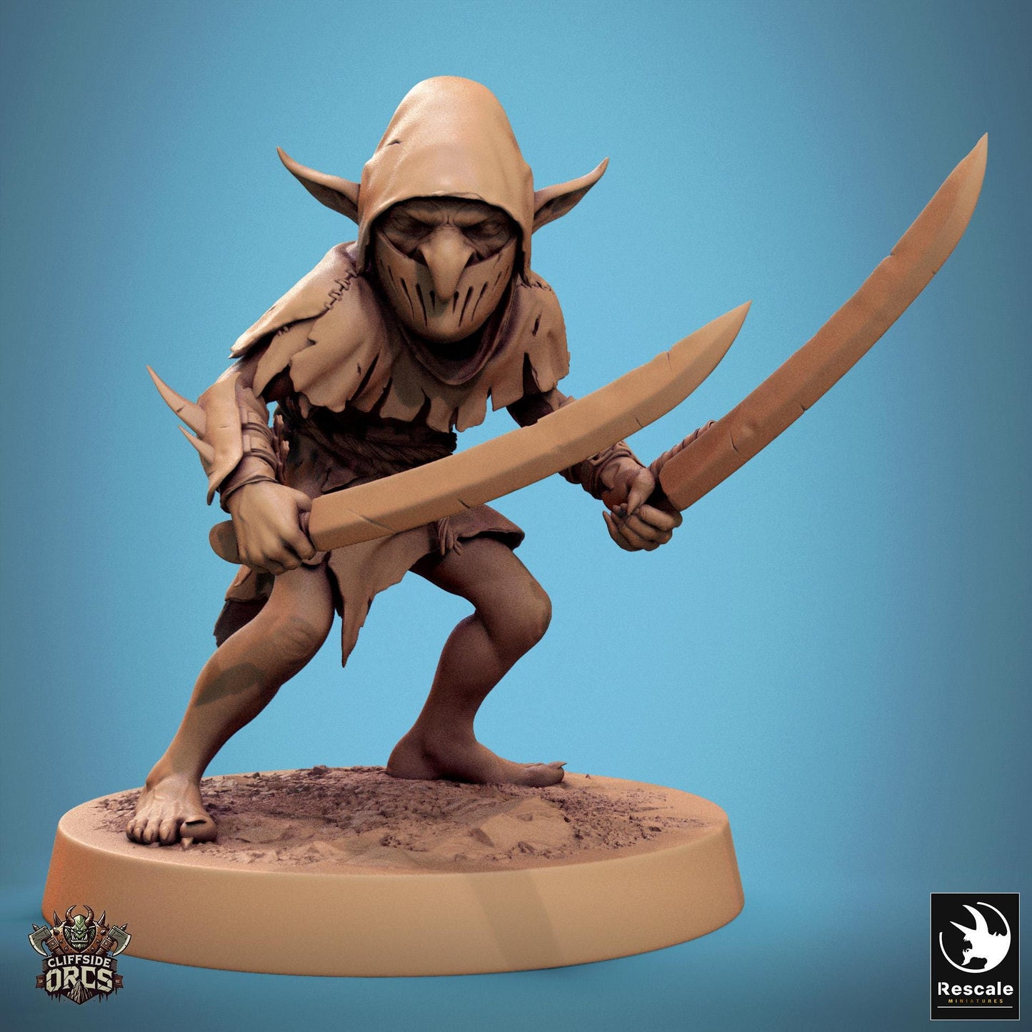 The Goblins, Pack 1, Lord of the Print | Dungeons and Dragons | Pathfinder | Table Top RPG | 3D Printed Model