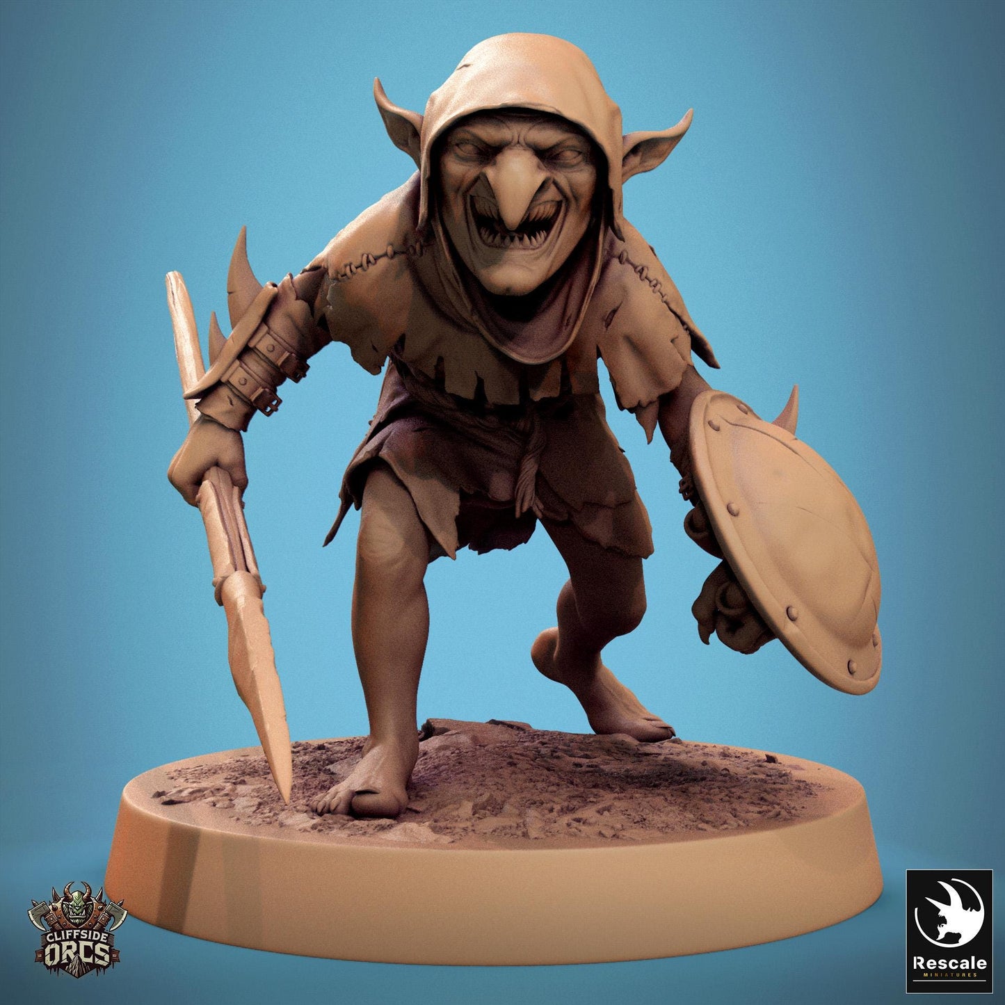 The Goblins, Pack 3, Lord of the Print | Dungeons and Dragons | Pathfinder | Table Top RPG | 3D Printed Model