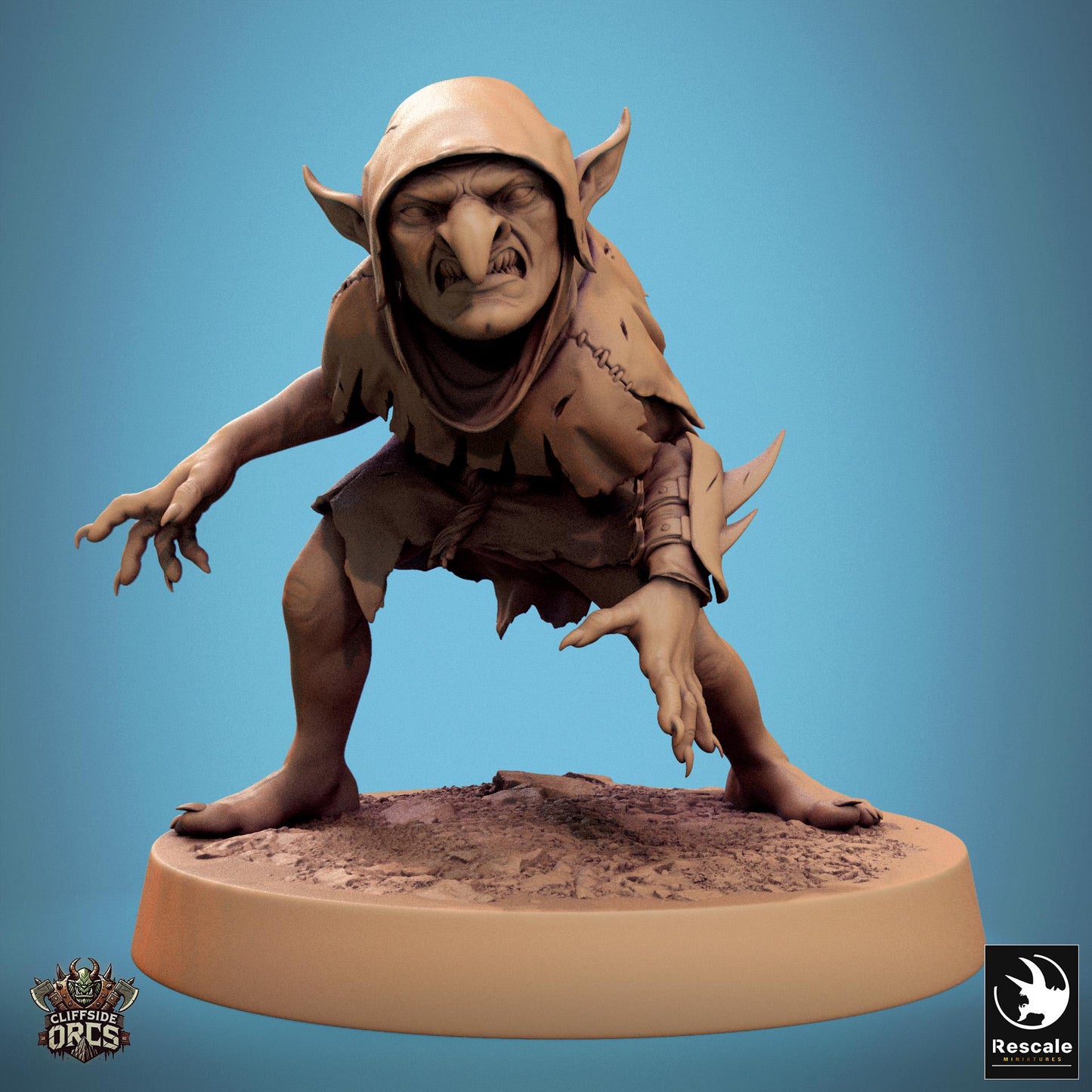 The Goblins, Pack 3, Lord of the Print | Dungeons and Dragons | Pathfinder | Table Top RPG | 3D Printed Model