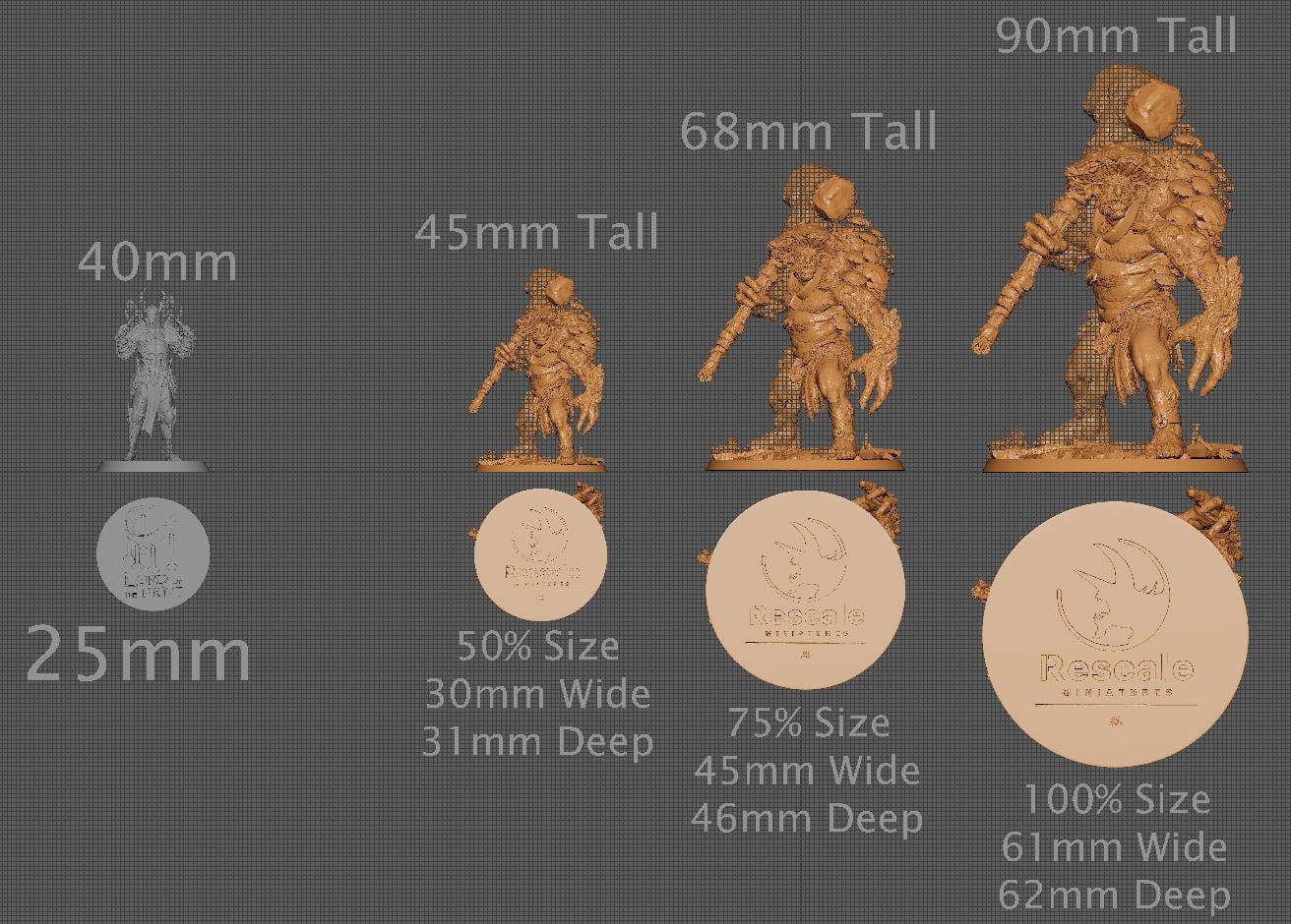 Mycogar, Lord of the Print | Dungeons and Dragons | Pathfinder | Table Top RPG | 3D Printed Model