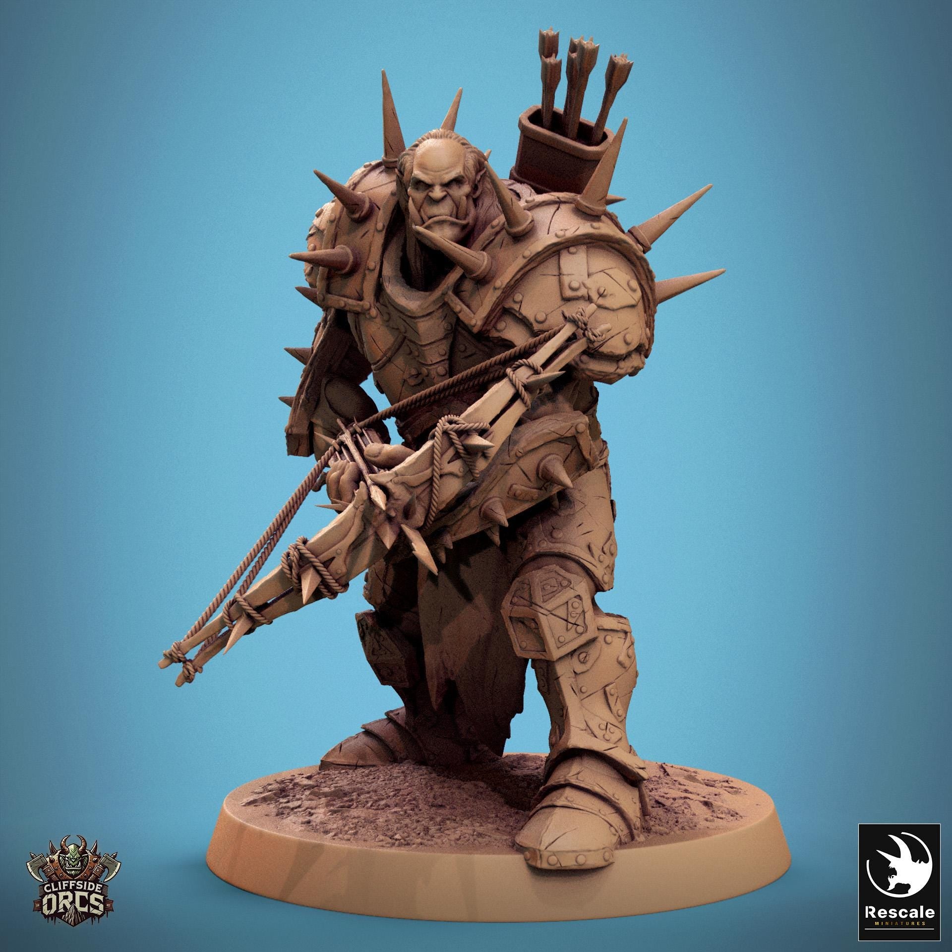 Orc Soldiers, Pack 2, Lord of the Print | Dungeons and Dragons | Pathfinder | Table Top RPG | 3D Printed Model