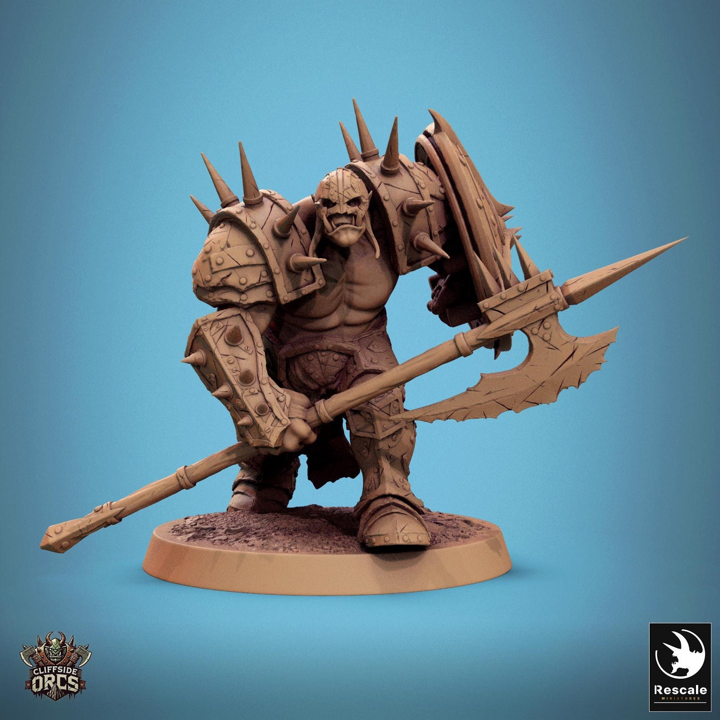 Orc Soldiers, Pack 4 Lord of the Print | Dungeons and Dragons | Pathfinder | Table Top RPG | 3D Printed Model