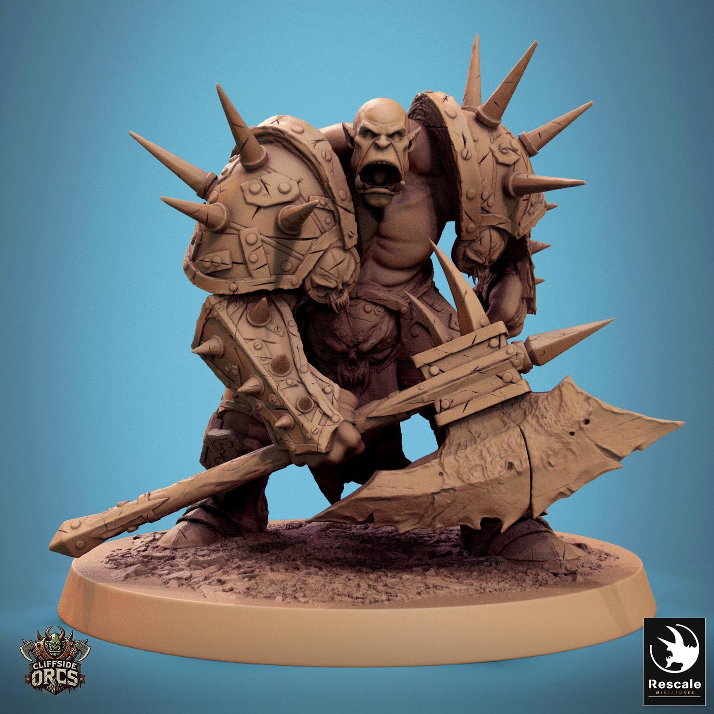 Orc Soldiers, Pack 4 Lord of the Print | Dungeons and Dragons | Pathfinder | Table Top RPG | 3D Printed Model