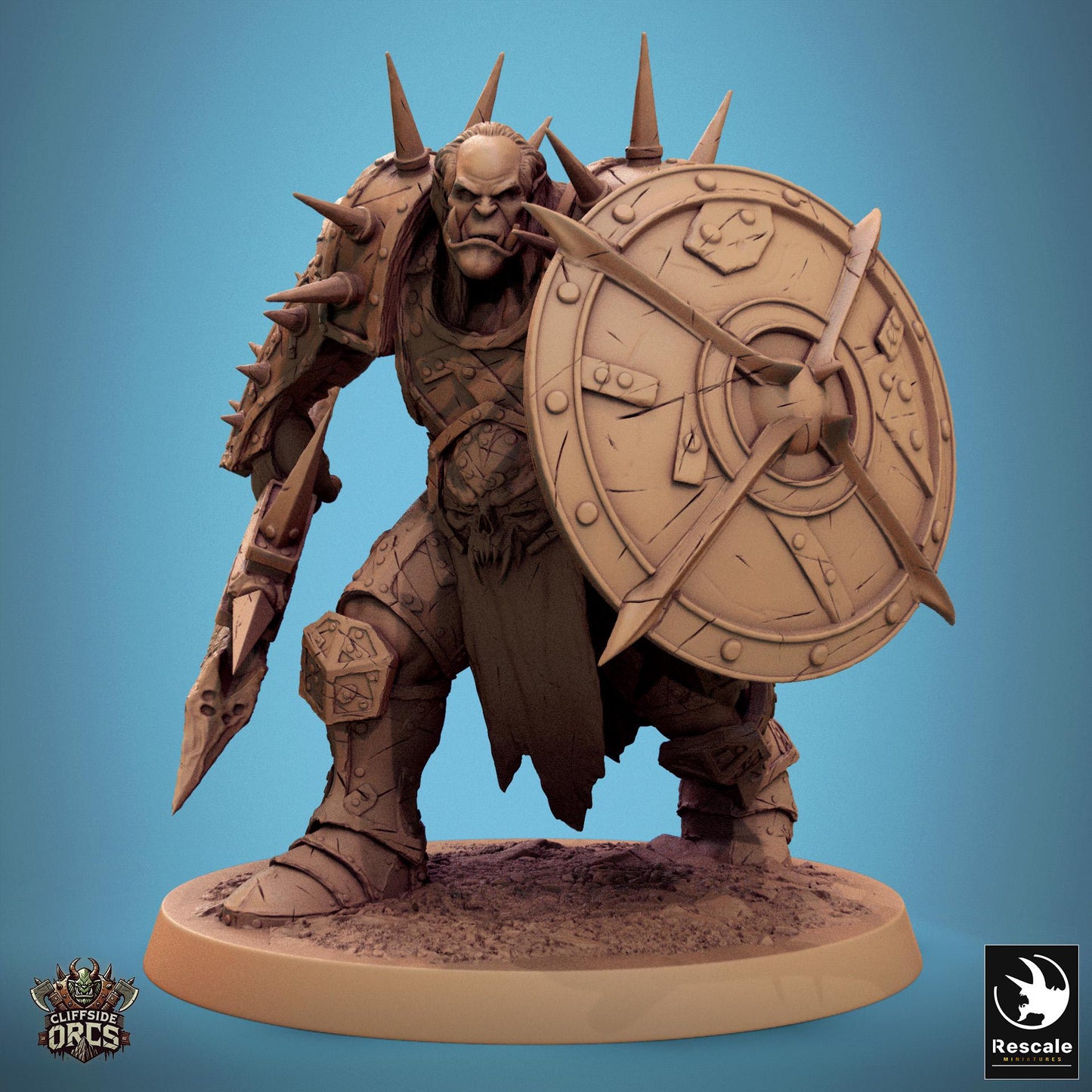 Orc Soldiers, Pack 4 Lord of the Print | Dungeons and Dragons | Pathfinder | Table Top RPG | 3D Printed Model