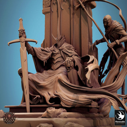 Ombral the Sepulchral Lord, Lord of the Print | Dungeons and Dragons | Pathfinder | Table Top RPG | 3D Printed Model