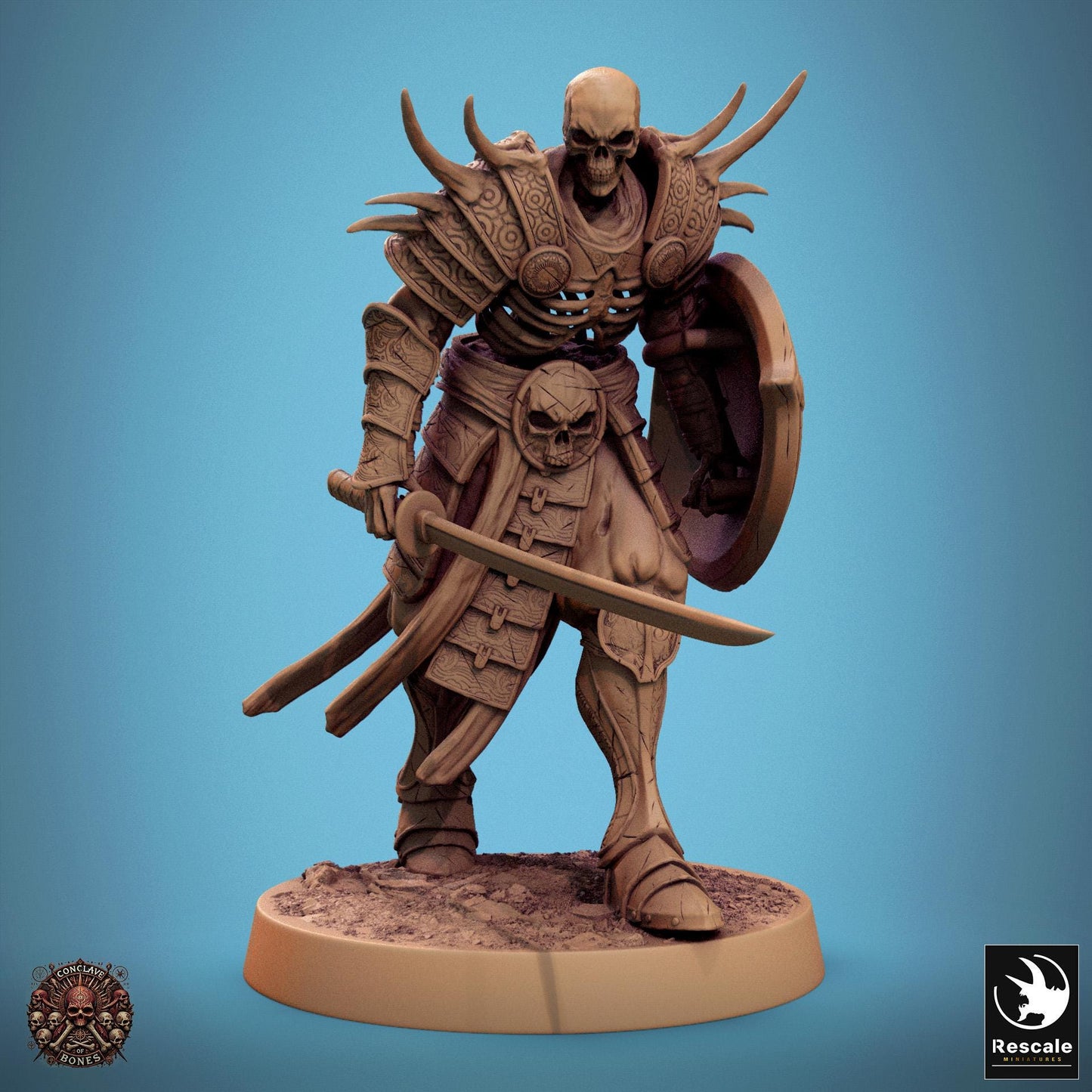 Oriental Skeletons, Pack 1, Lord of the Print | Dungeons and Dragons | Pathfinder | Table Top RPG | 3D Printed Model