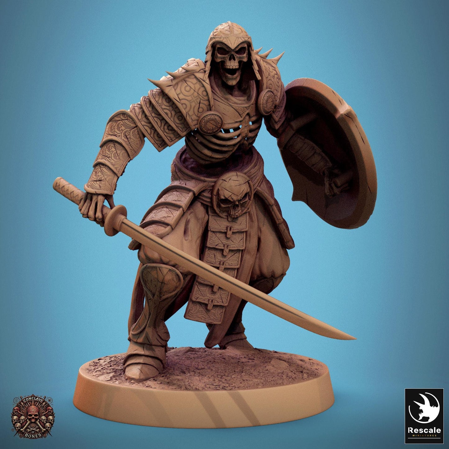 Oriental Skeletons, Pack 1, Lord of the Print | Dungeons and Dragons | Pathfinder | Table Top RPG | 3D Printed Model