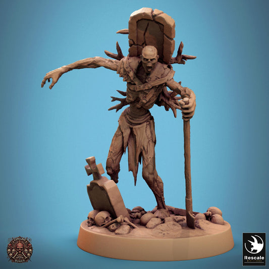 Zombies, Pack 1, Lord of the Print | Dungeons and Dragons | Pathfinder | Table Top RPG | 3D Printed Model