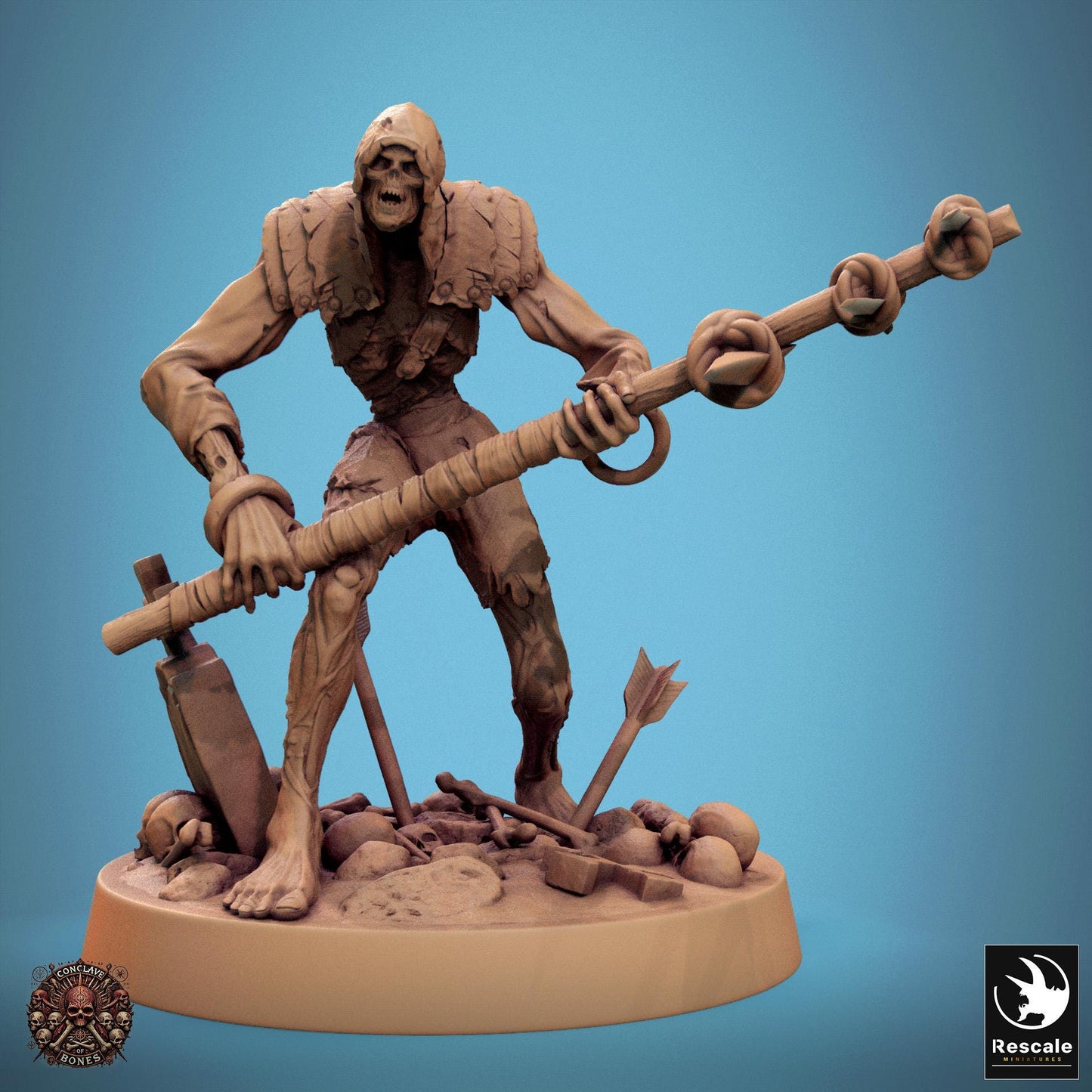 Zombies, Pack 2, Lord of the Print | Dungeons and Dragons | Pathfinder | Table Top RPG | 3D Printed Model