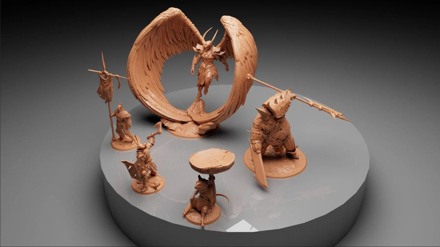 Mystery Box of Miniatures! | Dungeons and Dragons | Pathfinder | Table Top RPG | 3D Printed Model