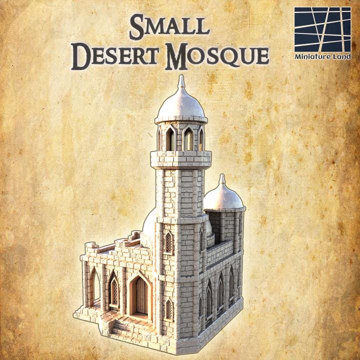 Desert Mosque | Aussie 3D Printed Miniatures and Terrain