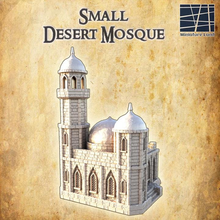 Desert Mosque | Aussie 3D Printed Miniatures and Terrain