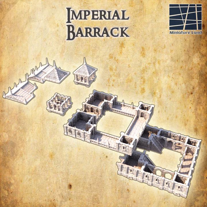 Imperial Barrack, Miniature Land | Dungeons and Dragons | Pathfinder | Table Top RPG | 3D Printed Model