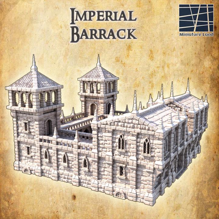 Imperial Barrack, Miniature Land | Dungeons and Dragons | Pathfinder | Table Top RPG | 3D Printed Model