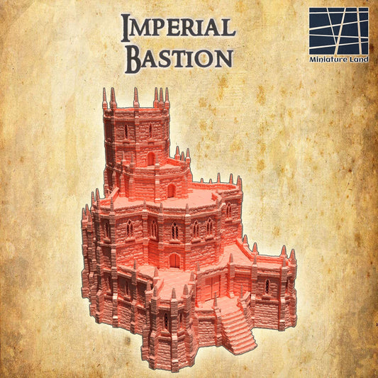 Imperial Bastion, Miniature Land | Dungeons and Dragons | Pathfinder | Table Top RPG | 3D Printed Model
