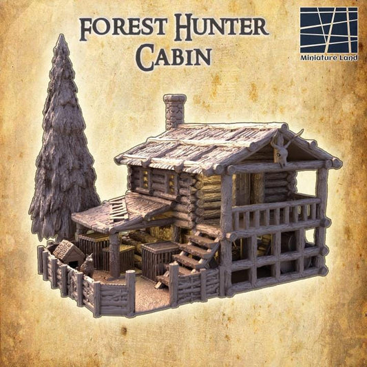 Hunters Cabin | Aussie 3D Printed Miniatures and Terrain