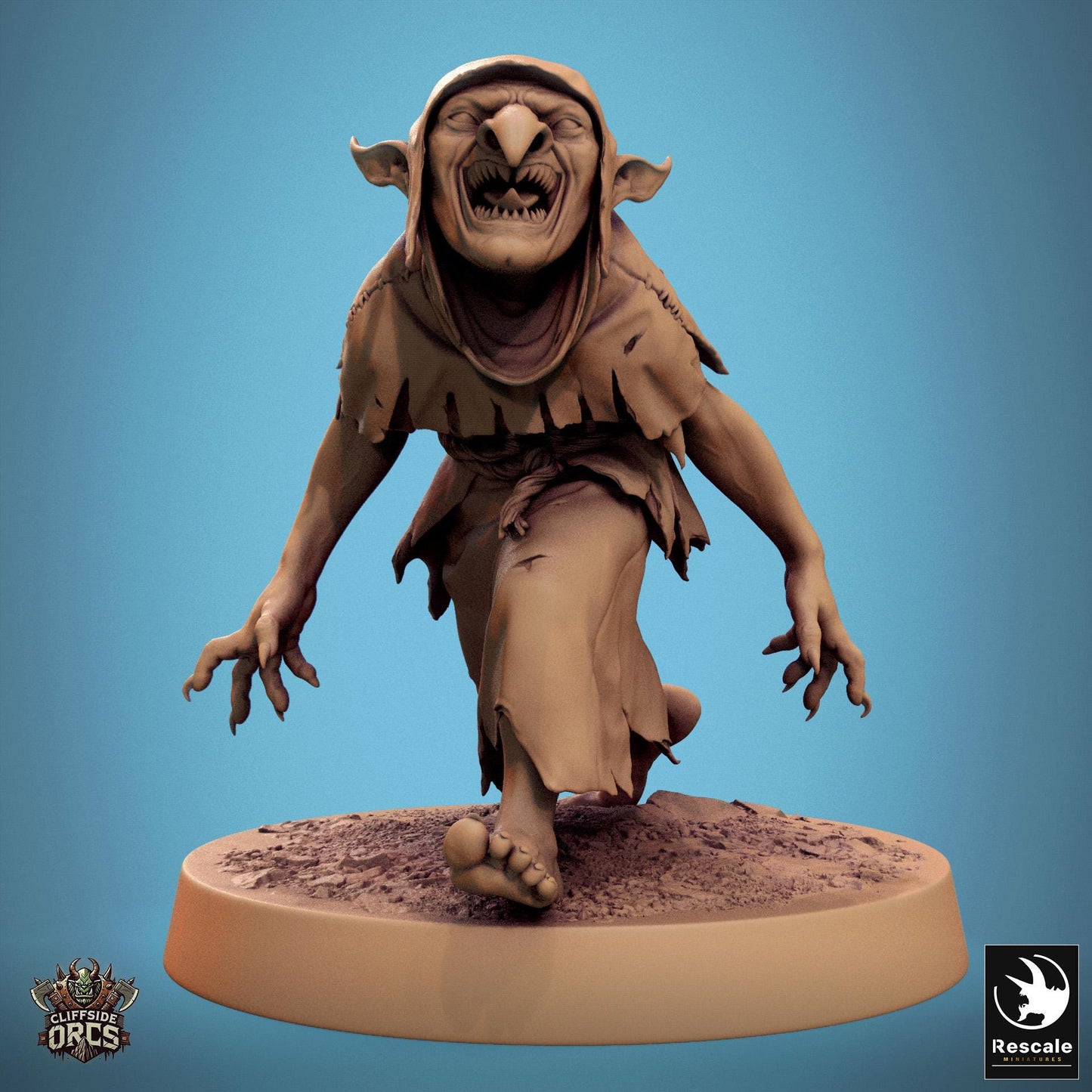 The Goblins, Pack 1, Lord of the Print | Dungeons and Dragons | Pathfinder | Table Top RPG | 3D Printed Model