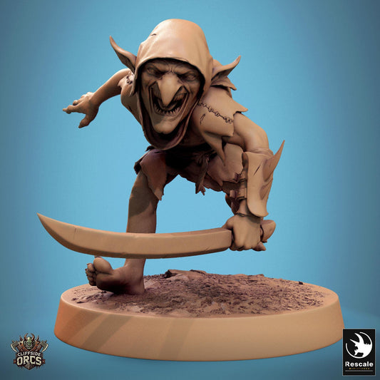 The Goblins, Pack 2, Lord of the Print | Dungeons and Dragons | Pathfinder | Table Top RPG | 3D Printed Model