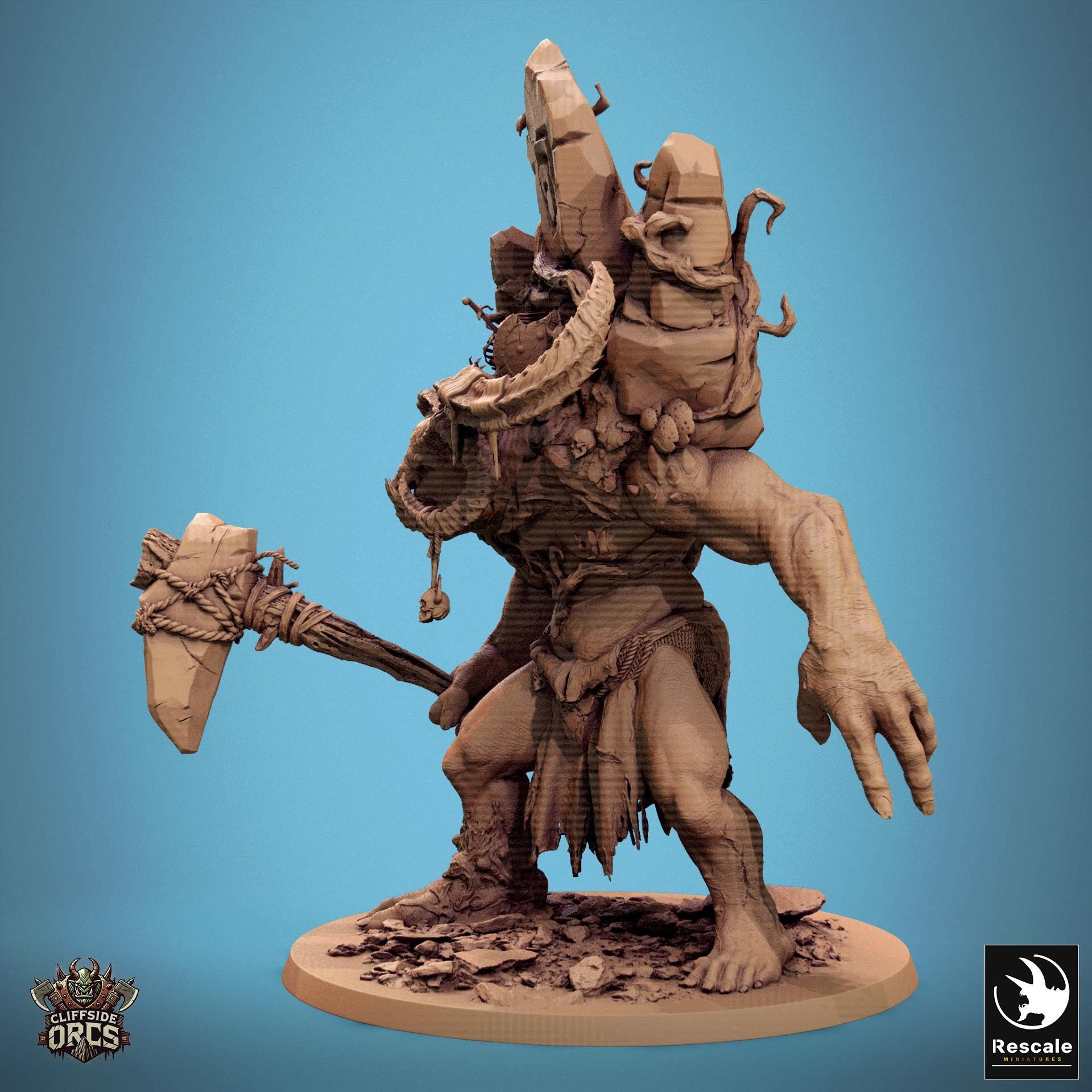 Gravalkur, Lord of the Print | Dungeons and Dragons | Pathfinder | Table Top RPG | 3D Printed Model
