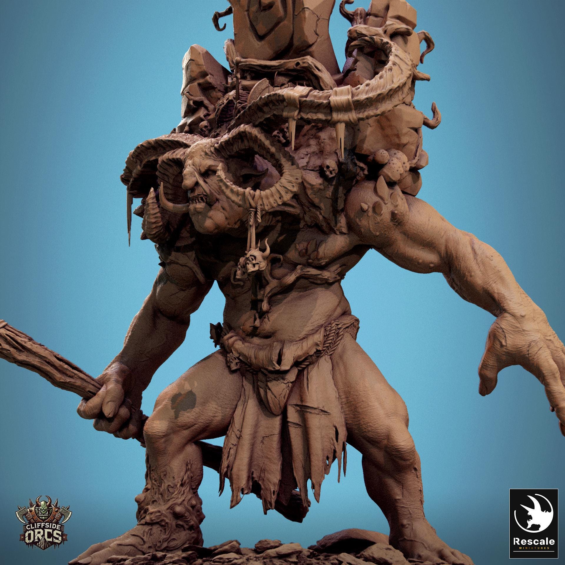 Gravalkur, Lord of the Print | Dungeons and Dragons | Pathfinder | Table Top RPG | 3D Printed Model