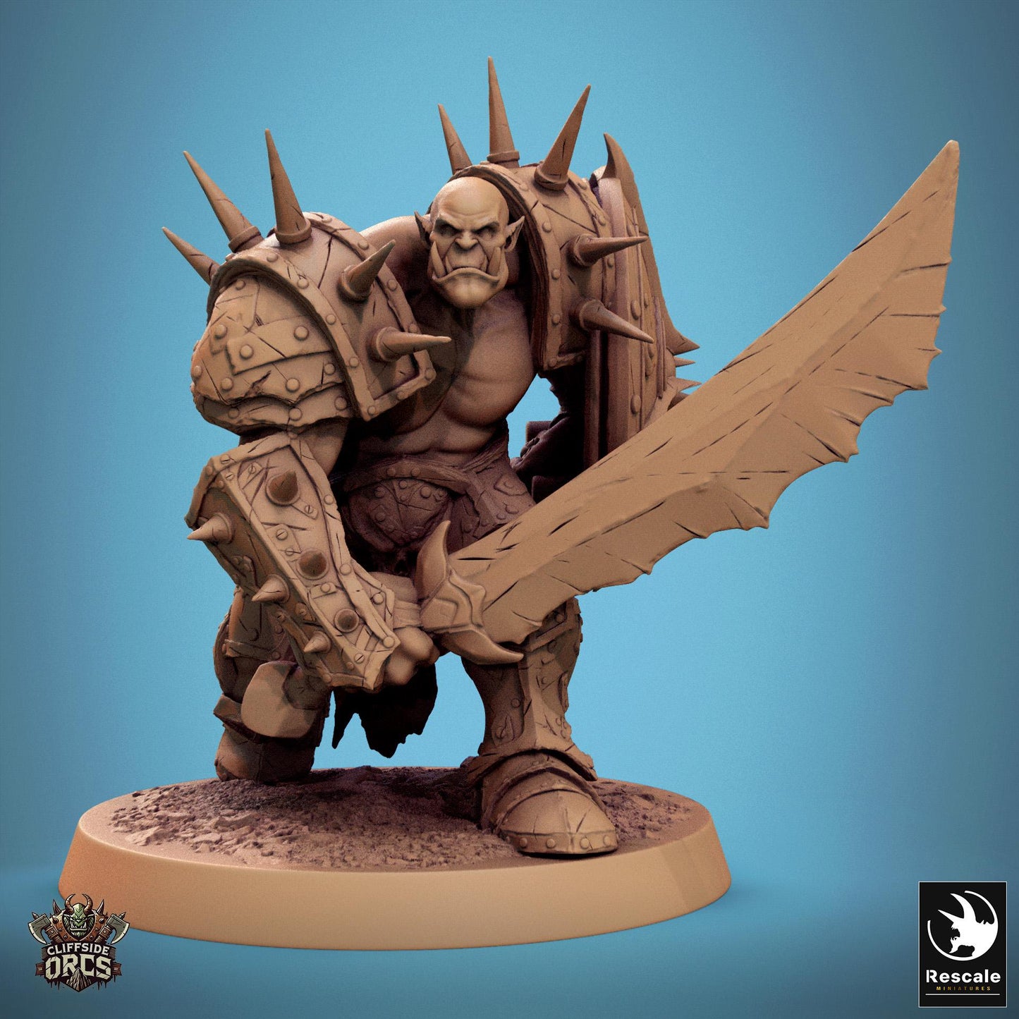 Orc Soldiers, Pack 4 Lord of the Print | Dungeons and Dragons | Pathfinder | Table Top RPG | 3D Printed Model