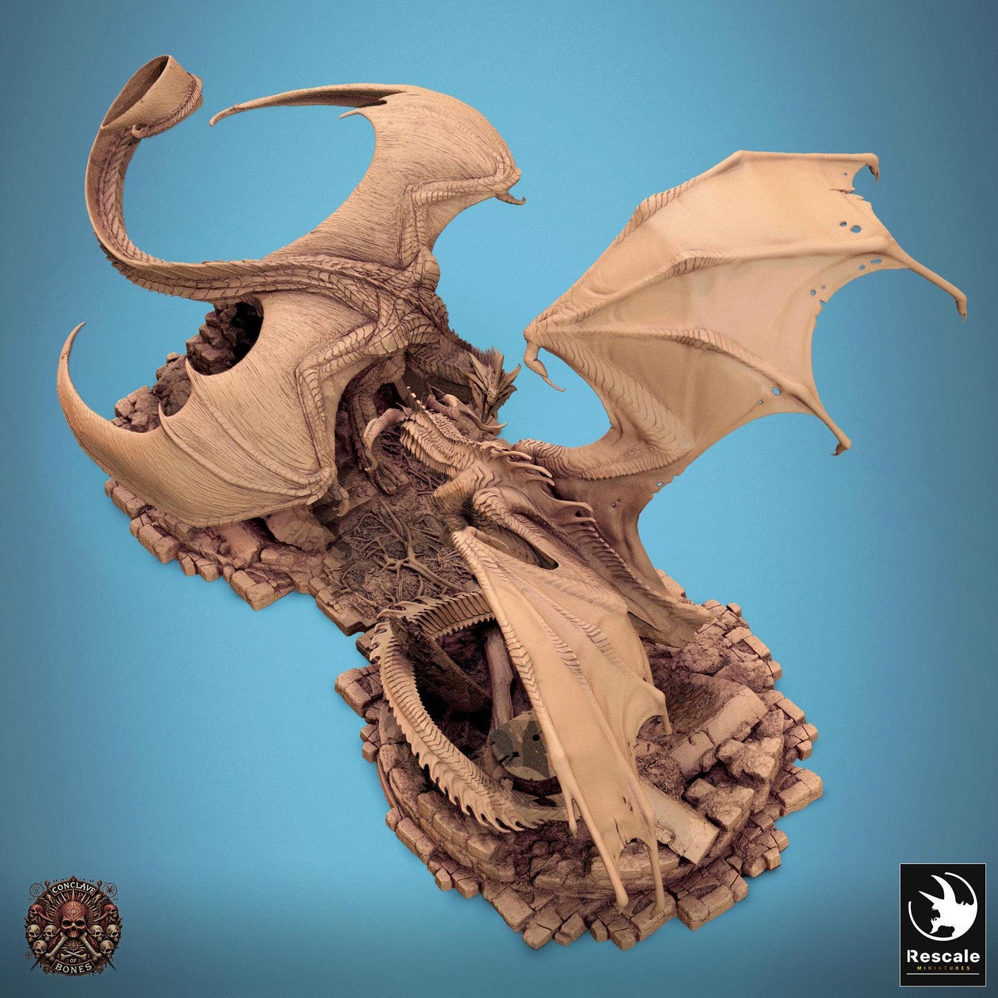 Black Dragon vs Silver Dragon, Lord of the Print | Dungeons and Dragons | Pathfinder | Table Top RPG | 3D Printed Model