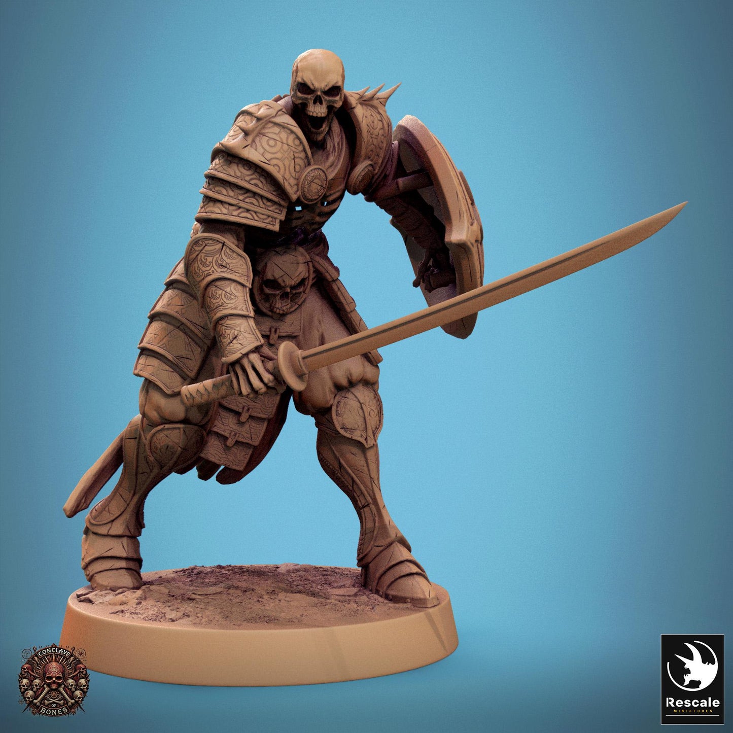 Oriental Skeletons, Pack 1, Lord of the Print | Dungeons and Dragons | Pathfinder | Table Top RPG | 3D Printed Model