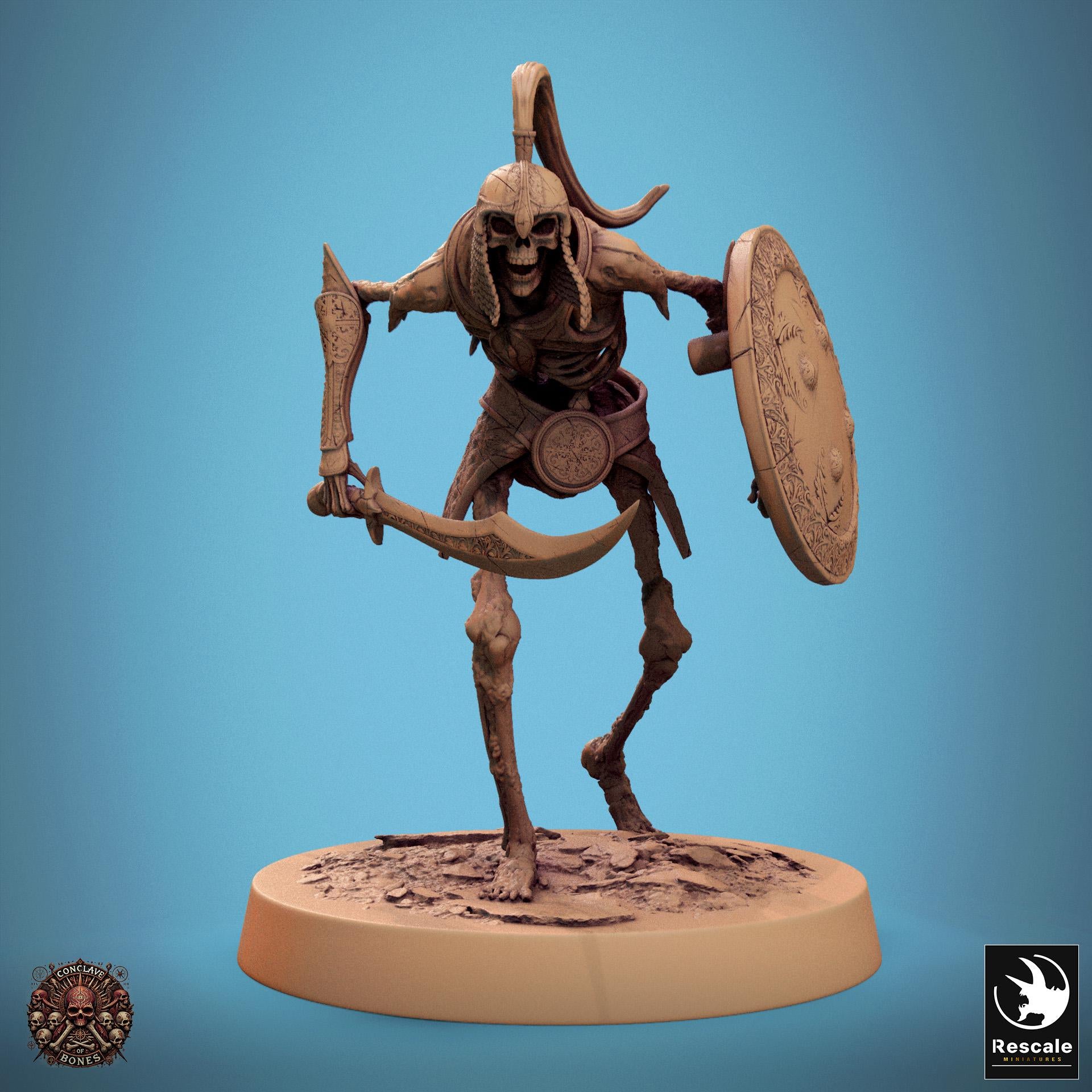 Persian Skeletons, Pack 3, Lord of the Print | Dungeons and Dragons | Pathfinder | Table Top RPG | 3D Printed Model