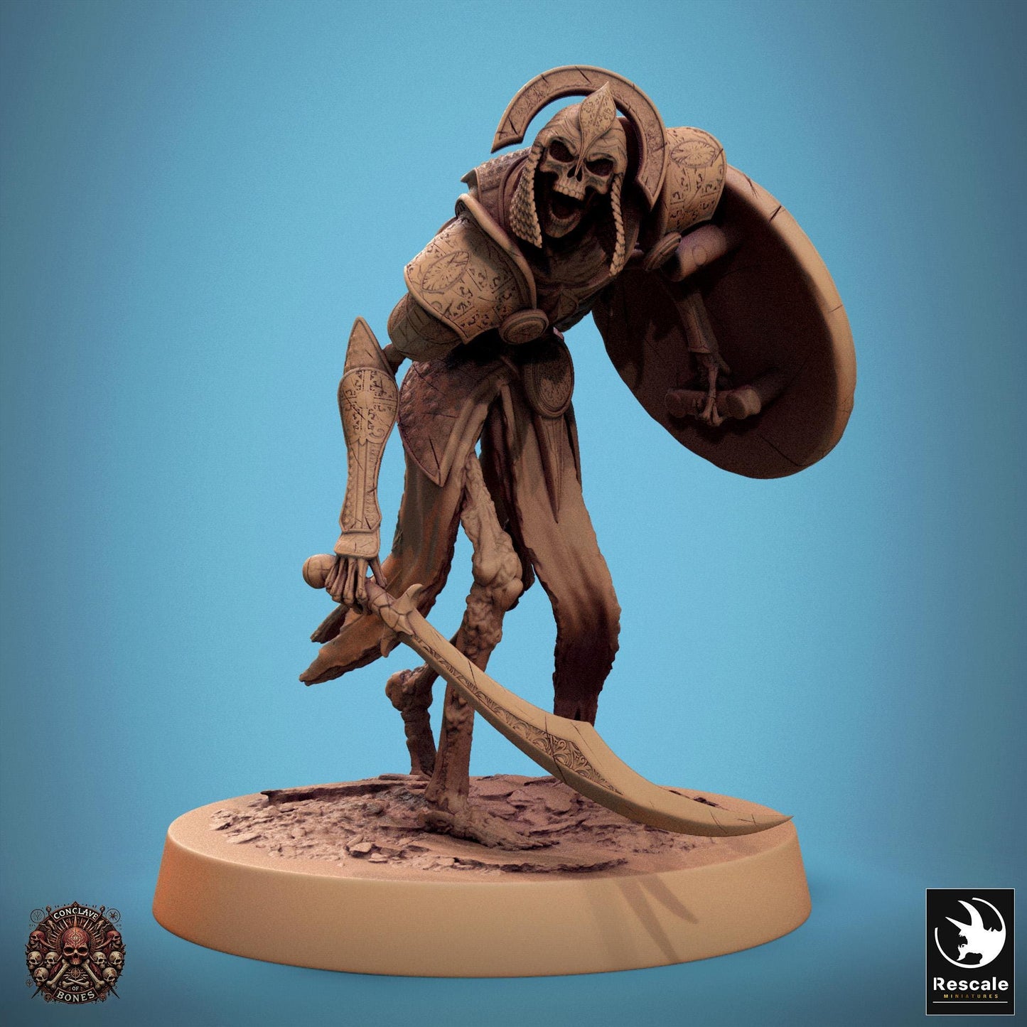 Persian Skeletons, Pack 3, Lord of the Print | Dungeons and Dragons | Pathfinder | Table Top RPG | 3D Printed Model