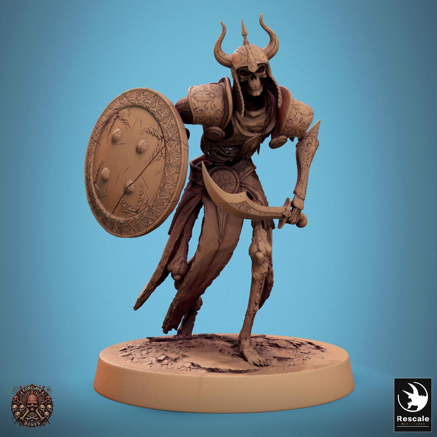 Persian Skeletons, Pack 3, Lord of the Print | Dungeons and Dragons | Pathfinder | Table Top RPG | 3D Printed Model