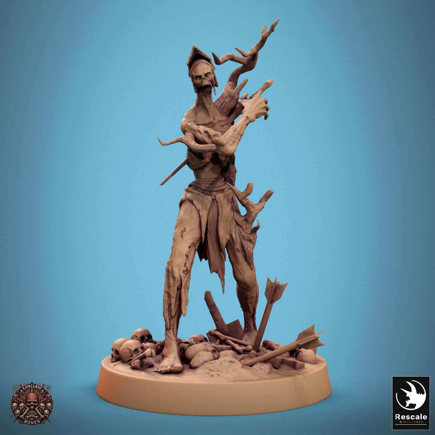 Zombies, Pack 1, Lord of the Print | Dungeons and Dragons | Pathfinder | Table Top RPG | 3D Printed Model