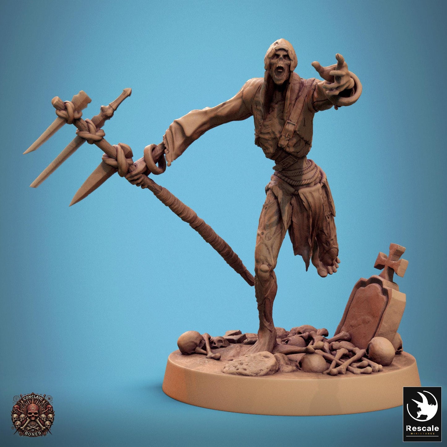 Zombies, Pack 4, Lord of the Print | Dungeons and Dragons | Pathfinder | Table Top RPG | 3D Printed Model