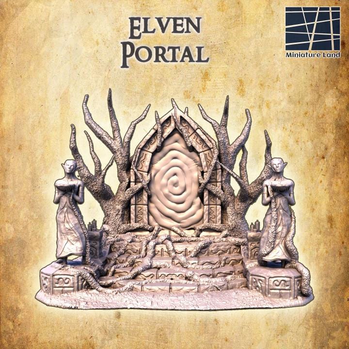 Elven Portal | Aussie 3D Printed Miniatures and Terrain