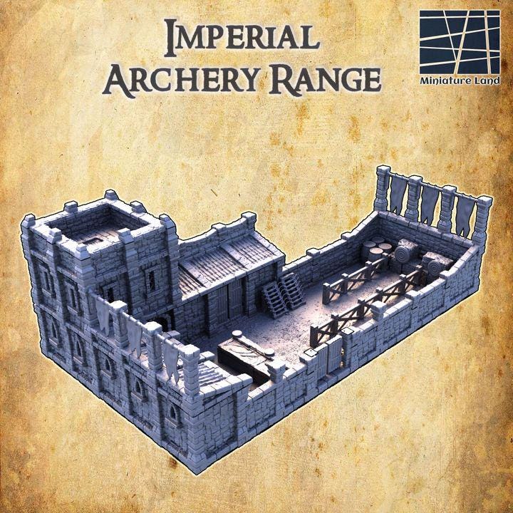 Imperial Archery Range, Miniature Land | Dungeons and Dragons | Pathfinder | Table Top RPG | 3D Printed Model