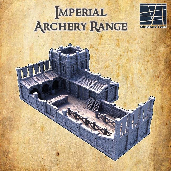 Imperial Archery Range | Aussie 3D Printed Miniatures and Terrain