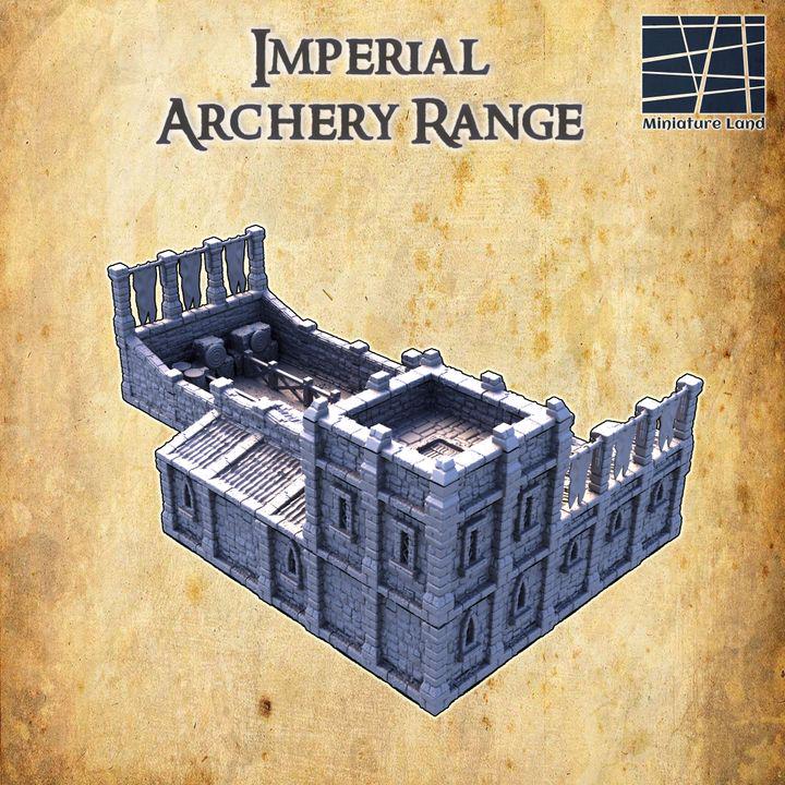 Imperial Archery Range, Miniature Land | Dungeons and Dragons | Pathfinder | Table Top RPG | 3D Printed Model