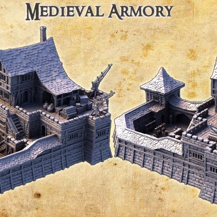 Medieval Armory | Aussie 3D Printed Miniatures and Terrain