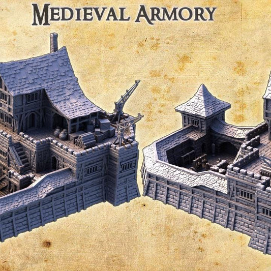 Medieval Armory | Aussie 3D Printed Miniatures and Terrain
